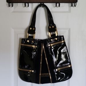 - π Jimmy Choo Black Mona Patent Bag π